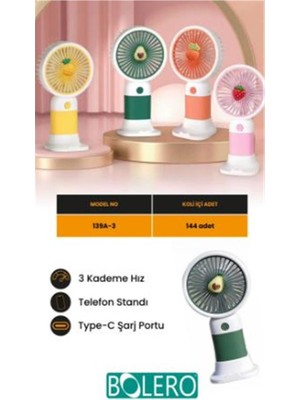 Bolero Mini Fan 139A-3 (SPG387)