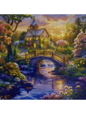 Elegantshop 5d Yapışan Boncuk Mozaik Tablo 40*50 cm S26