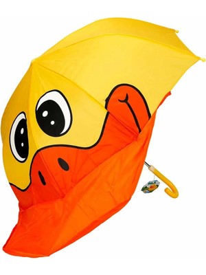 Renas Store 2986 Ördek Şekilli Çocuk Şemsiyesi 45 cm -Sunman