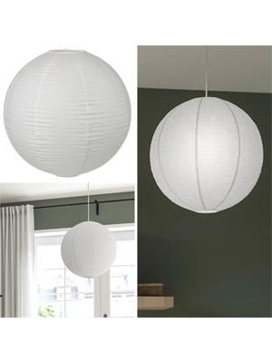 St. Morritz Gullsudare El Yapımı Beyaz 45 cm Sarkıt Lamba Abajur Başlığı Başlık