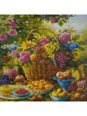 Elegantshop 5d Yapışan Boncuk Mozaik Tablo 40*50 cm S31
