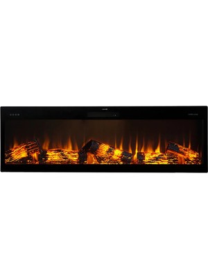 Korflame Korcam 160 S - Isıtmalı Elektrikli Şömine