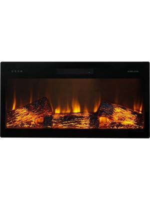 Korflame Korcam 100 S - Isıtmalı Elektrikli Şömine