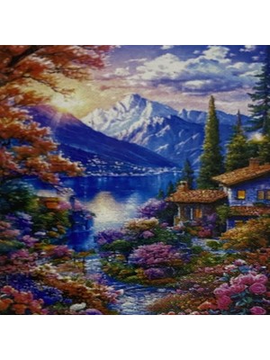 Elegantshop 5d Yapışan Boncuk Mozaik Tablo 40*50 cm S27