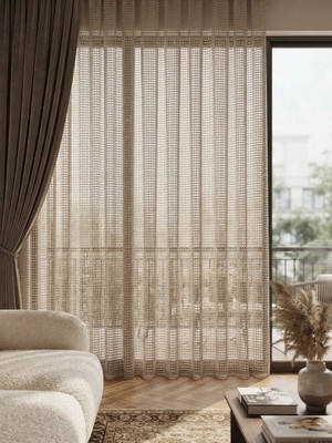 Nivemes Home Nivemeshome Portofino 1030 Vizon 1/3 Pileli Tül Perde Apm