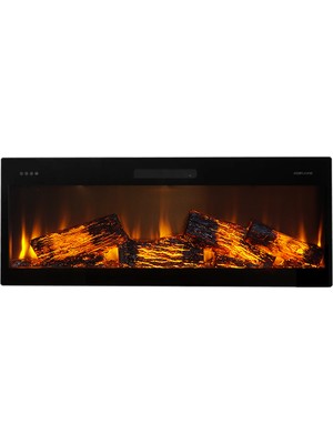 Korflame Korcam 130 S -  Isıtmalı Elektrikli Şömine
