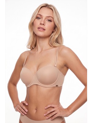 Nbb Ten Rengi Soft Straplez Tek Sütyen