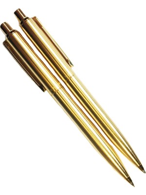 Liqeo Sheaffer Altın Gövde ve Klips Tükenmez+Versa