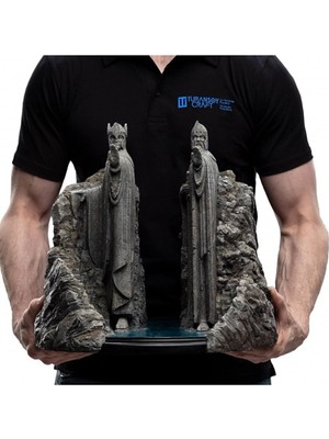 St. Morritz Argonath Fantastik Kral Sütunları Yüzüklerin Efendisi Lotr Biblo 35 cm Yükseklik (Giga Boy)
