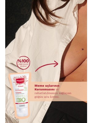 Mustela Organik Sertifikalı %100 Doğal İçerikli Emzirme Uyumlu Göğüs Ucu Kremi 30 ml