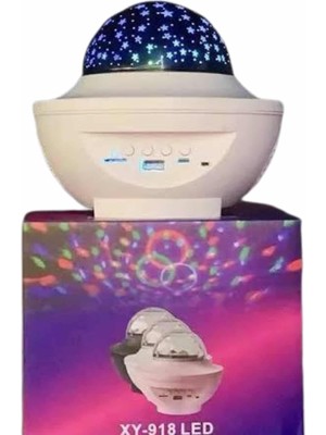 Hsc Bilişim Dönen Işıklı Disko Topu Projektör Müzik Çalarlı Disco Speaker