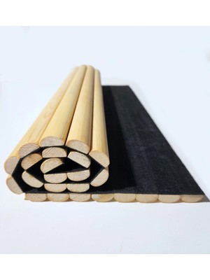 St. Morritz Dekoratif Ahşap Duvar Paneli Balıksırtı Çıta Duvar Paneli Mobilya Kaplama Ahşap Kaplama 60X60 cm