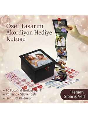 Best Hediye Akordiyon  Resimli Hediye Kutusu+20 fotoğraf hediyeli