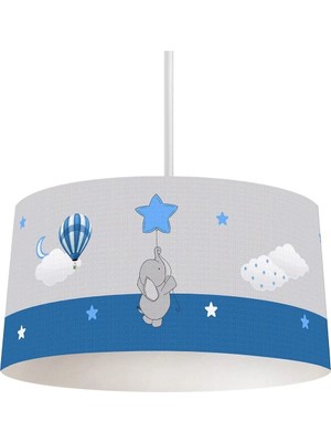 St. Morritz Çocuk Odası Bebek Odası Fil Desen Sarkıt Avize TLAV-074