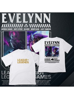 Tottobene League Of Legends -Evelynn- Baskılı Oversize T-Shirt