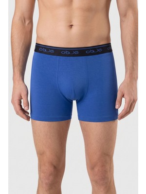 Obje Erkek Saks Mavi Penye Modal Boxer