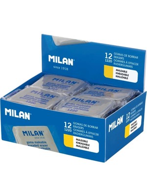 Milan Hamur Silgi Sanatsal Çizim Silgisi Iz Bırakmaz & Tozsuz - 12 Adet