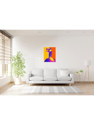 Tablo Trendi Rengarenk Popart Kanvas Tablo 0007