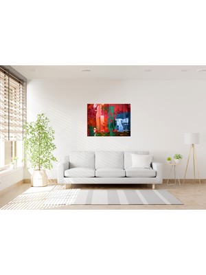Tablo Trendi Rengarenk Popart Kanvas Tablo 0762
