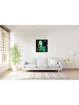 Tablo Trendi Rengarenk Popart Kanvas Tablo 0167