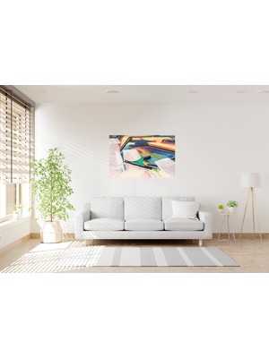 Tablo Trendi Rengarenk Popart Kanvas Tablo 0363