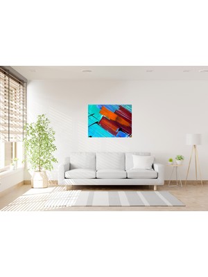 Tablo Trendi Rengarenk Popart Kanvas Tablo 0485