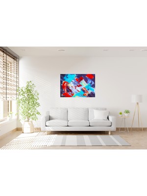 Tablo Trendi Rengarenk Popart Kanvas Tablo 0598