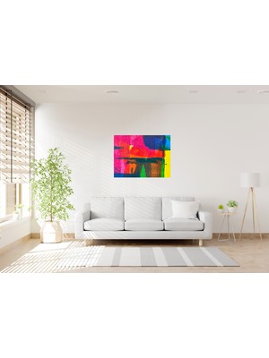 Tablo Trendi Rengarenk Popart Kanvas Tablo 0536