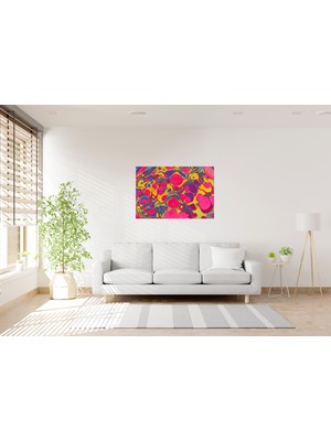 Tablo Trendi Rengarenk Popart Kanvas Tablo 0445