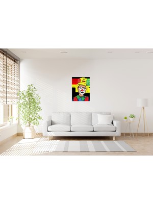 Tablo Trendi Rengarenk Popart Kanvas Tablo 0090