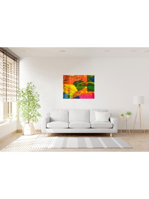 Tablo Trendi Rengarenk Popart Kanvas Tablo 0528