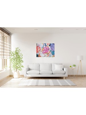 Tablo Trendi Rengarenk Popart Kanvas Tablo 0726