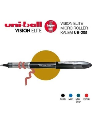 Mikasso Uniball Roller UB-205 0.5 Kırmızı Siyah