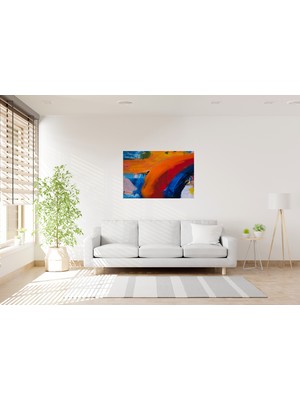 Tablo Trendi Rengarenk Popart Kanvas Tablo 0365