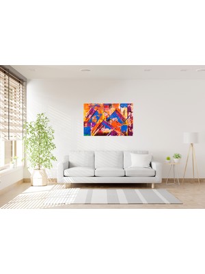 Tablo Trendi Rengarenk Popart Kanvas Tablo 0454