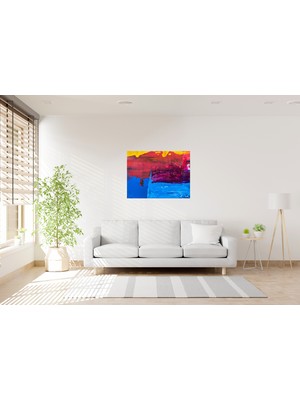 Tablo Trendi Rengarenk Popart Kanvas Tablo 0548