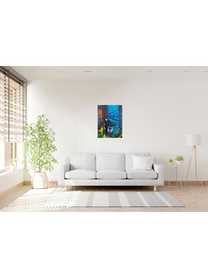 Tablo Trendi Rengarenk Popart Kanvas Tablo 0585