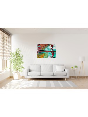 Tablo Trendi Rengarenk Popart Kanvas Tablo 0592