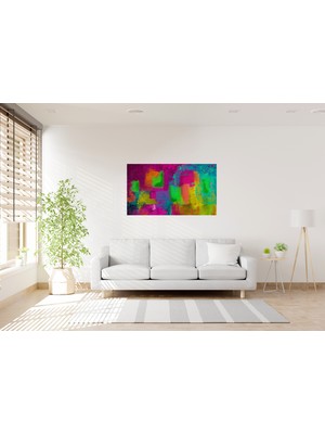 Tablo Trendi Rengarenk Popart Kanvas Tablo 0645