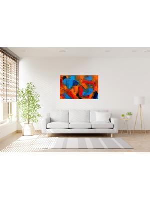 Tablo Trendi Rengarenk Popart Kanvas Tablo 0385
