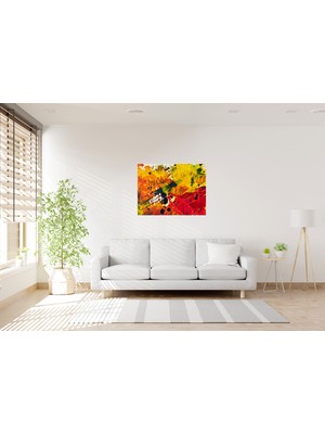 Tablo Trendi Rengarenk Popart Kanvas Tablo 0527