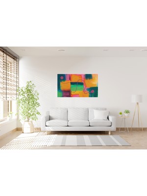 Tablo Trendi Rengarenk Popart Kanvas Tablo 0650