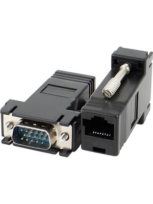 sbodurhome PM-6859 VGA To RJ45 Cat5/cat6/cat7 Mini Extender Uzatıcı Adaptör