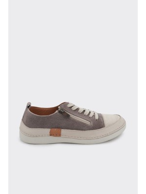Derinet Günlük Hakiki Deri Kadın Sneaker