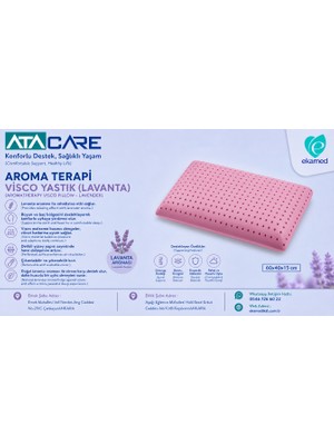 Atacare Aroma Terapi Yastığı Lavanta Visko