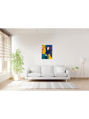 Tablo Trendi Rengarenk Popart Kanvas Tablo 0580