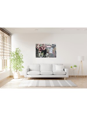 Tablo Trendi Rengarenk Popart Kanvas Tablo 0895