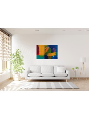Tablo Trendi Rengarenk Popart Kanvas Tablo 0876