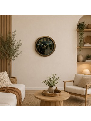 Hobilinka Eskitme Legacy Aynalı 40 x 40 cm Duvar Saati