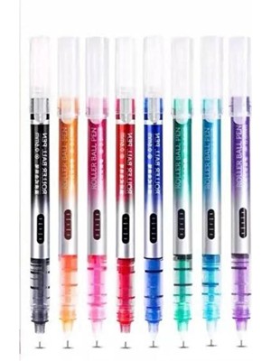 Kraf 299 Roller Kalem Enjoy Iğne Uç 0.5mm 8 Renk Paket